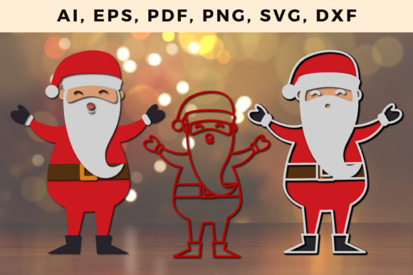 3D SVG Christmas Gnome Art for Bloggers and Digital Publishers