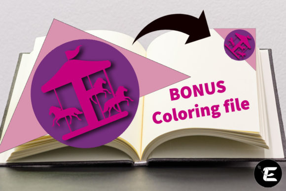 Carousel Bookmark: A Versatile 3D SVG Shape for Local Branding and Packaging Design