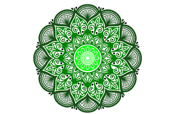 Decorating Colored Mandala SVG: A 3D SVG for Elegant Branding and Shape-Based Design
