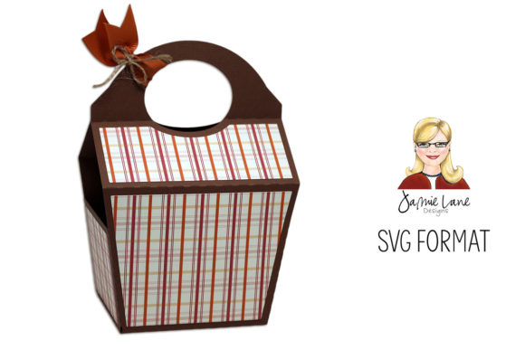 Large Circle Handle Gift Box: A 3D SVG Design for Modern Brand Packaging and Creative Projects