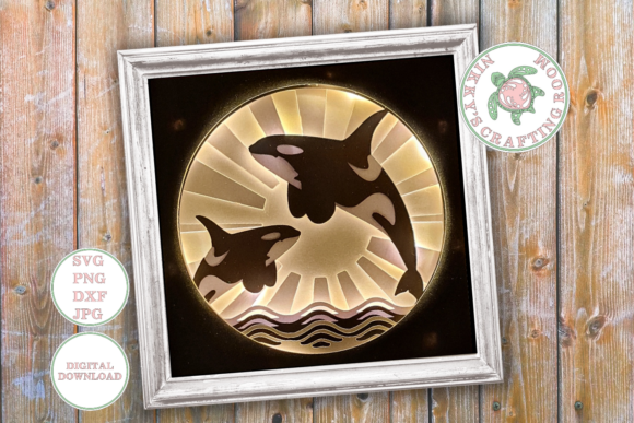 Orca Whale 3D Shadow Box Template: A Practical Review for Digital Sellers