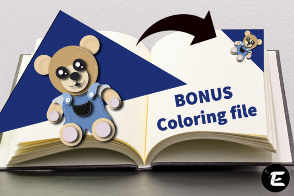 Plush Bookmark 3D SVG for Animal Lovers