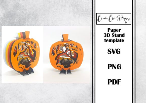 Pumpkin Witch Halloween 3D SVG for Crafty Seasonal Projects