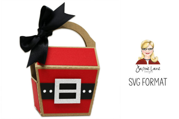 Santa Suit Take Out Box: A 3D SVG Christmas Design for Festive Branding