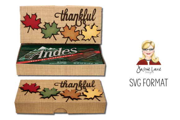 Thankful Candy Box: A 3D SVG Shape for Gift-Giving Crafts
