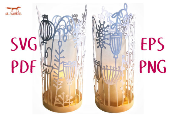 Winter Pods Papercut Lantern 3D SVG Cut for Branding and Marketing Visuals