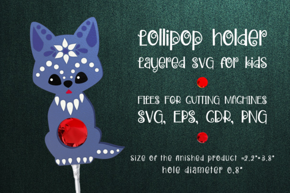 Wolf Lollipop Holder Template SVG for Christmas: A 3D SVG Review for Crafters & Etsy Sellers